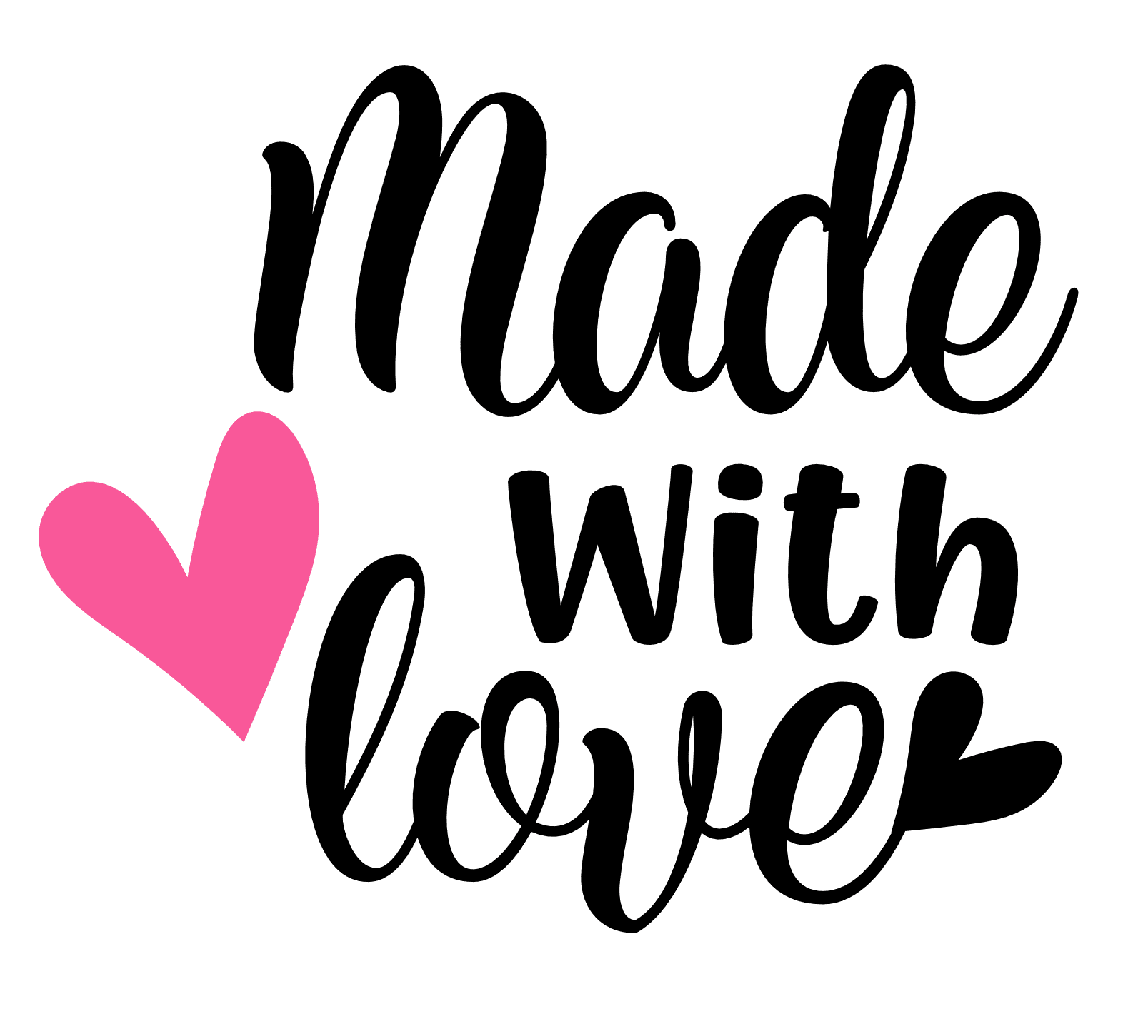 Made With Love Free Svg File Svg Heart