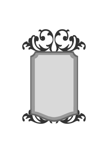 Crest Frame Free SVG File