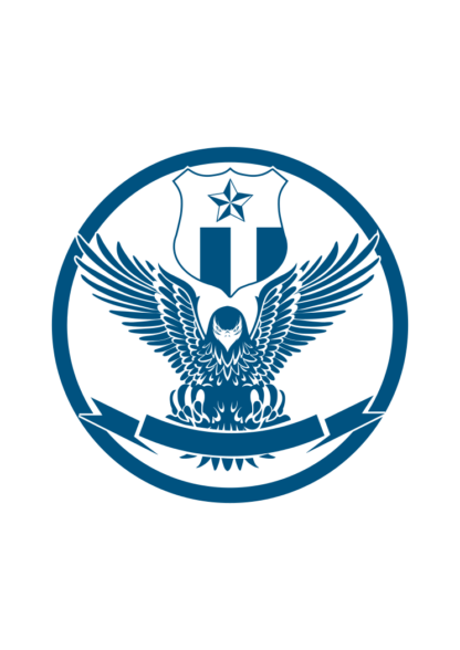 Eagle Crest Ribbon Free SVG File