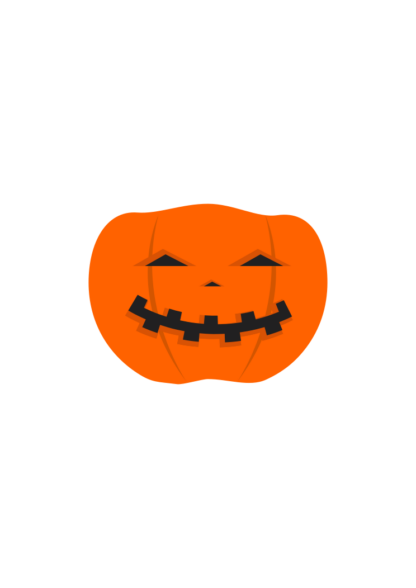 Halloween Pumpkin face, angry Free SVG File