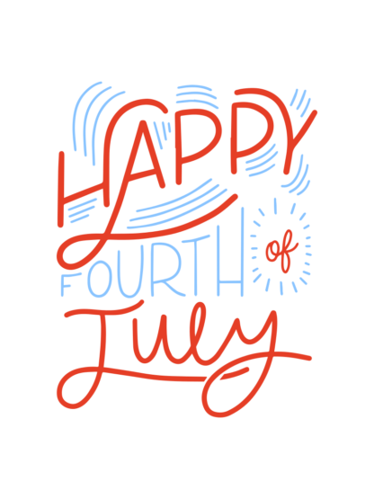 Happy 4th of July Sign Free SVG File