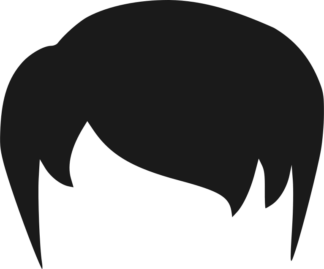 Men's Hair Free SVG File