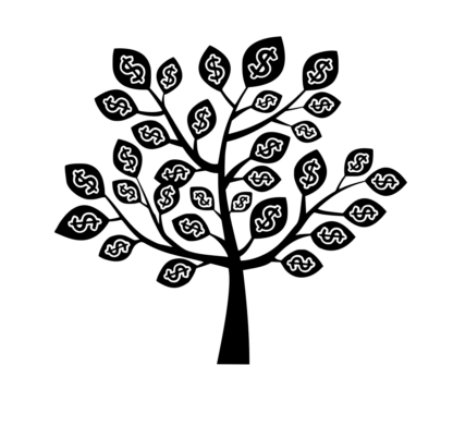 Money Tree Free SVG File