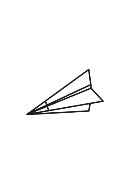 Paper Plane Free SVG file
