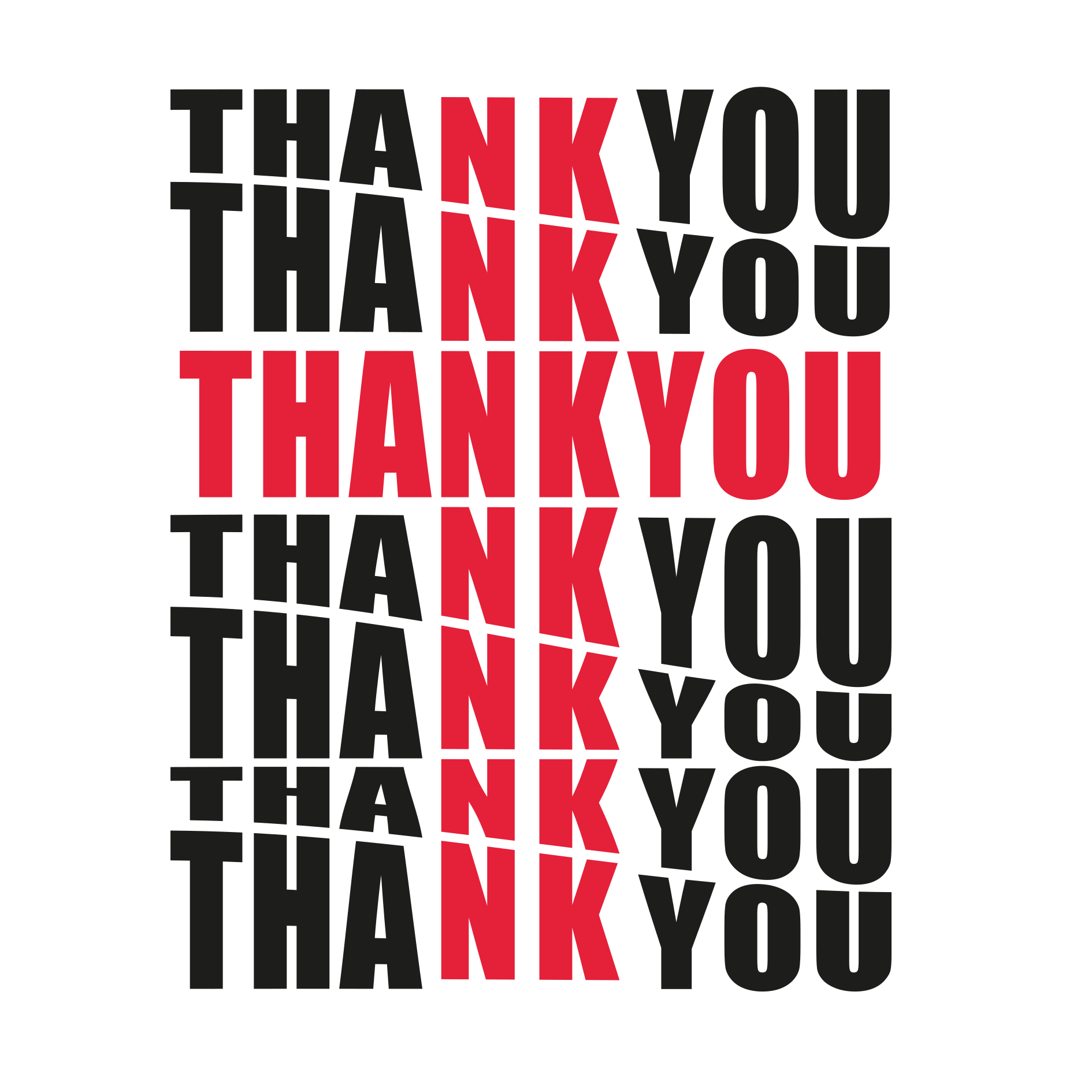 Thank You Cross Free SVG File
