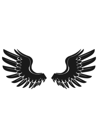 Angel Wings Free SVG Cut File