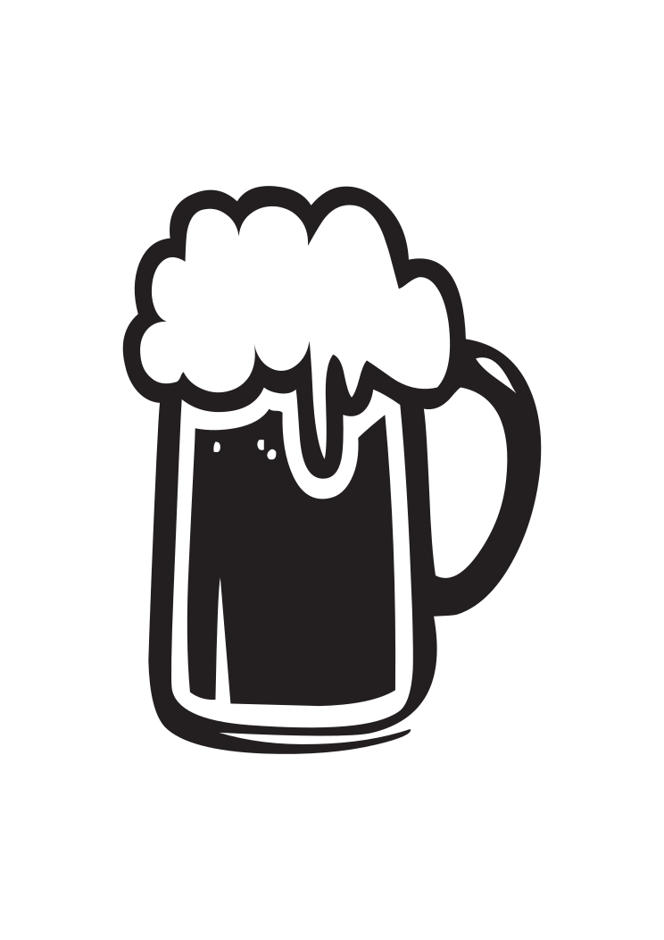 Beer with fish on label
