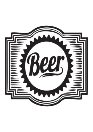 Beer Label Sign Free SVG File