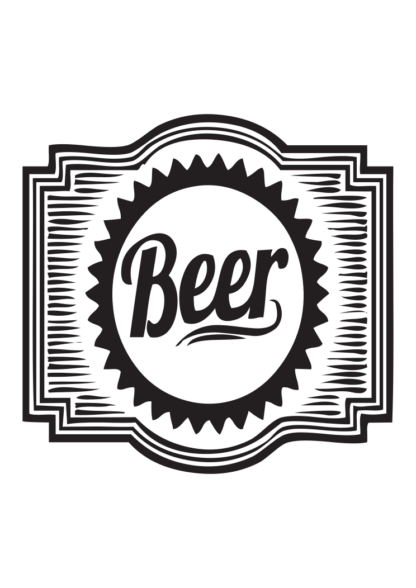 Beer Label Sign Free SVG File