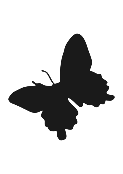 Butterfly Silhouette Free SVG File