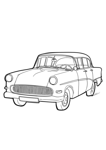Classic Car Free SVG File