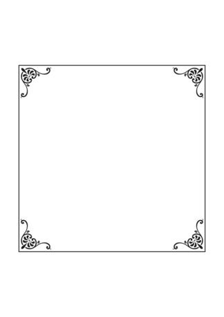 Decorative Border Frame Free SVG File