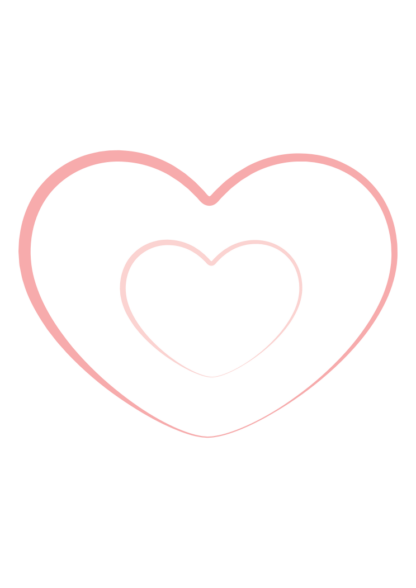 Double Heart Shape Free SVG File