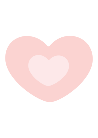Double Heart Valentine's Day Free SVG Cut File