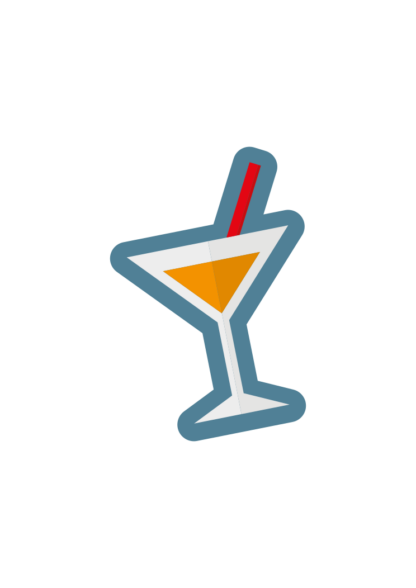 Drink Glass With Straw Clipart Free SVG File