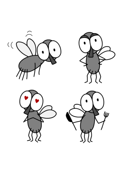 Fly Clipart Bundle Free SVG File
