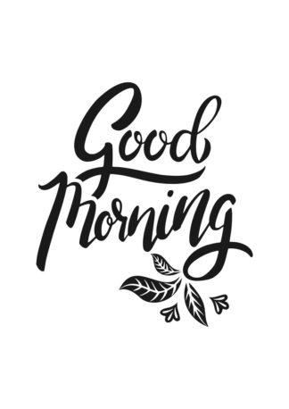 Good Morning Sign Free SVG File