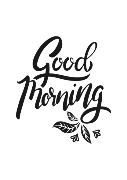 Good Morning Sign Free SVG File
