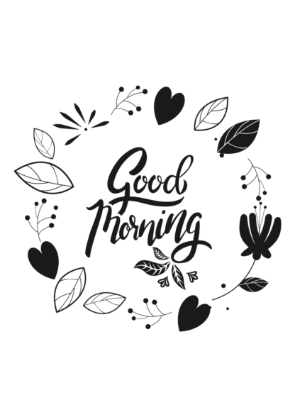 Good Morning Sign Free SVG File