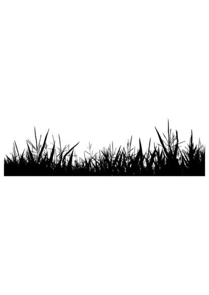 Grass Silhouette Free SVG File