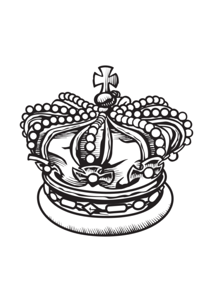 King Crown Free SVG File