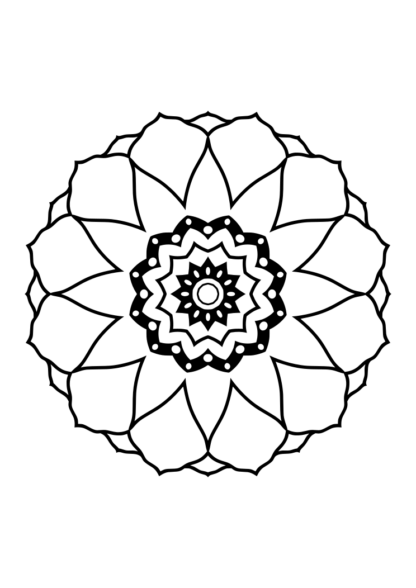 Mandala Free SVG File