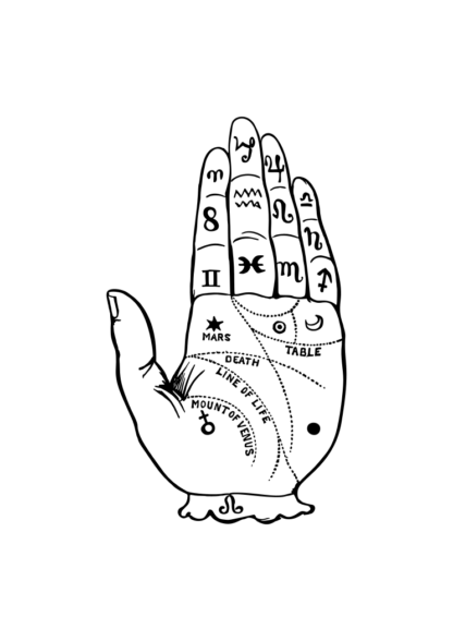 Palm Reading Free SVG File