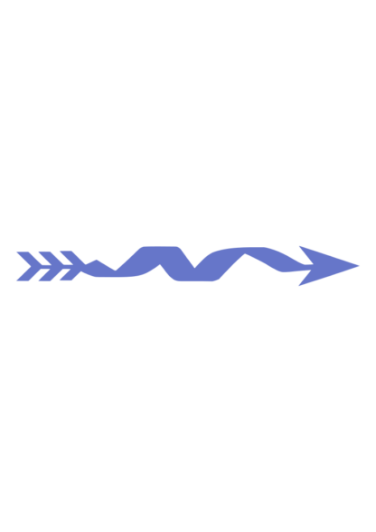 Right Curly Feather Arrow Free SVG File