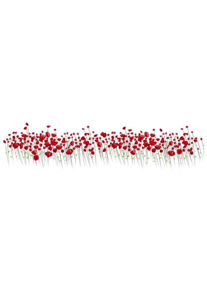 Roses Meadow Free SVG File