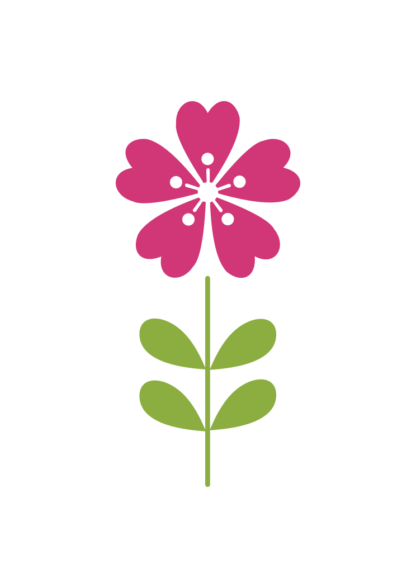 Simple Flower - free svg file for members