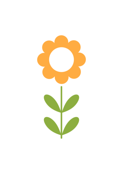Simple Sunflower Free SVG Cut File