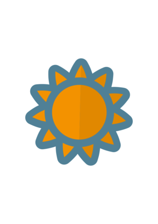 Decorative Sun Clipart Free SVG File
