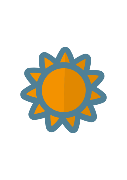Decorative Sun Clipart Free SVG File