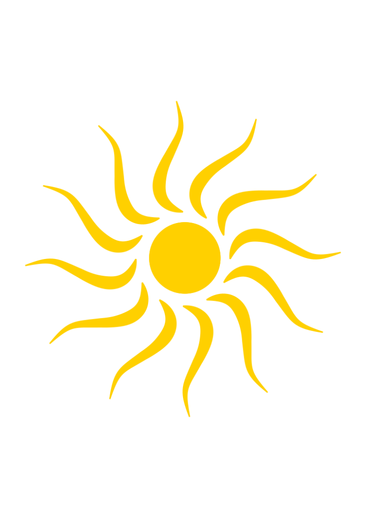 Sun Art Summer Free SVG Cut File - SvgHeart.com