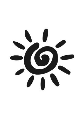 Decorative Sun - free svg file for members