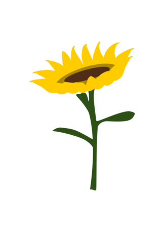 Sunflower Clipart Free SVG File