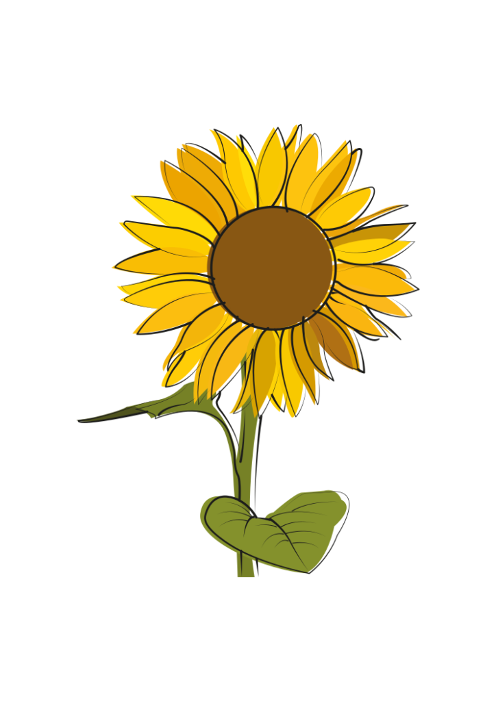 Sunflower Free SVG File - SvgHeart.com