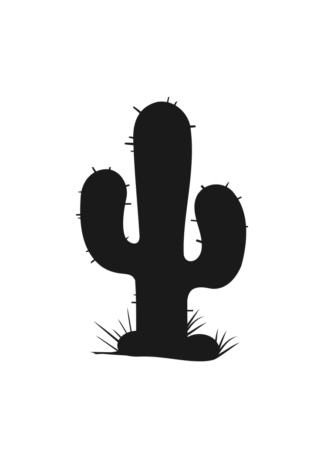 Western Cactus - free svg file for members