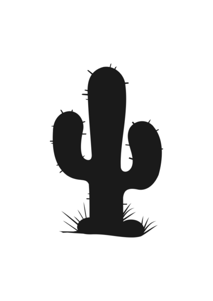 Western Cactus - free svg file for members