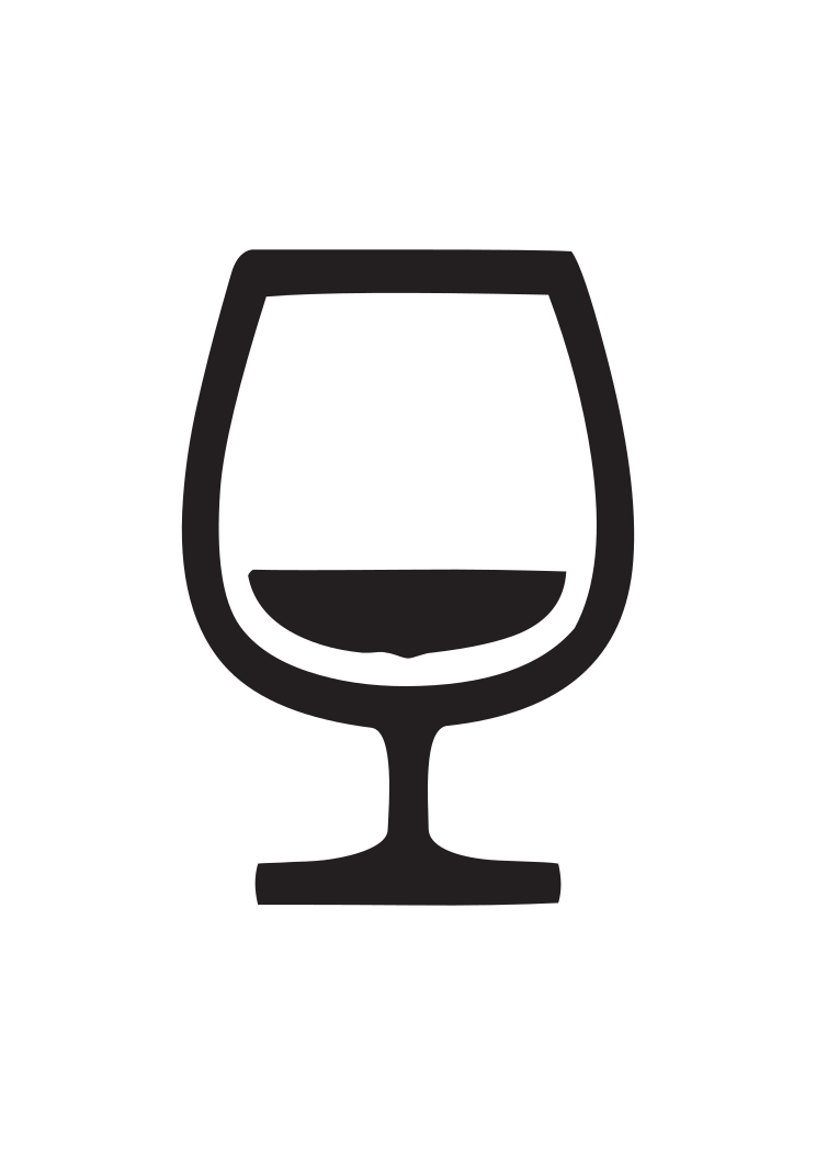 Etched Wine Glass SVG