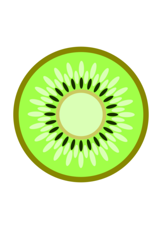 Kiwi Fruit Clipart Free SVG File