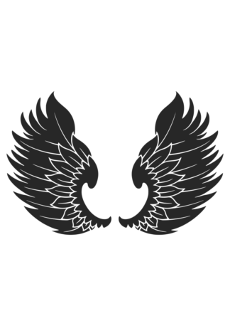Angel Wings Free SVG Cutting File