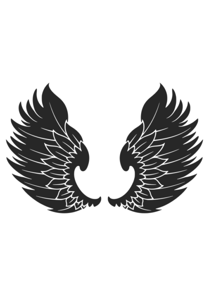 Angel Wings Free SVG Cutting File
