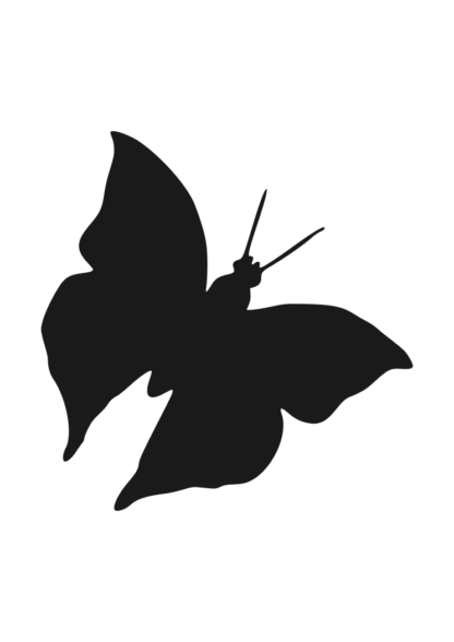 Butterfly Silhouette Free SVG File