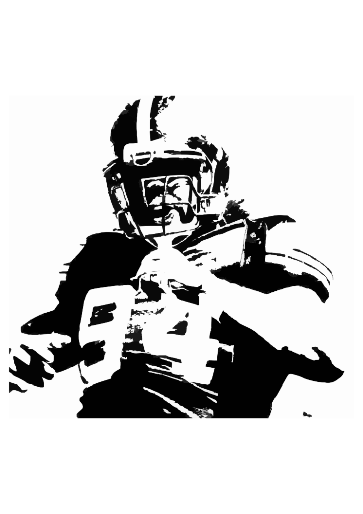 Distressed Football Svg