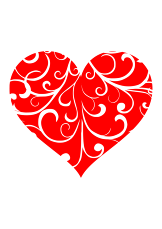 Fancy Heart Free SVG Cut File