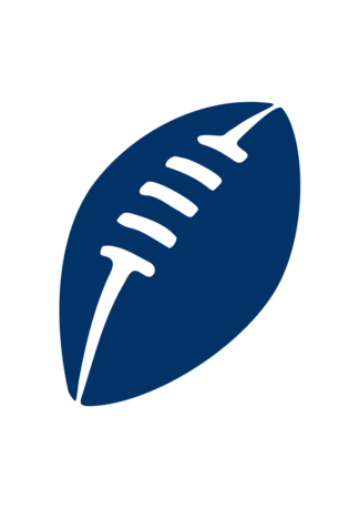Football Ball Silhouette Free SVG File