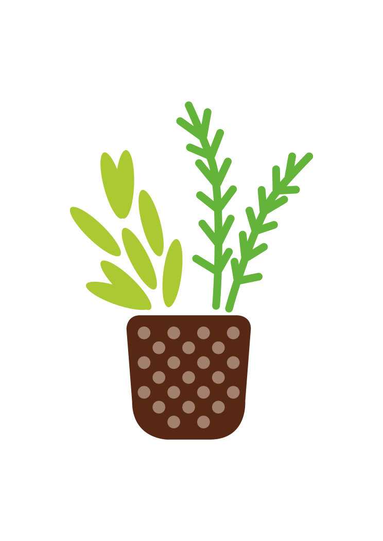 Herb Flower In The Pot Free SVG File - SVG Heart