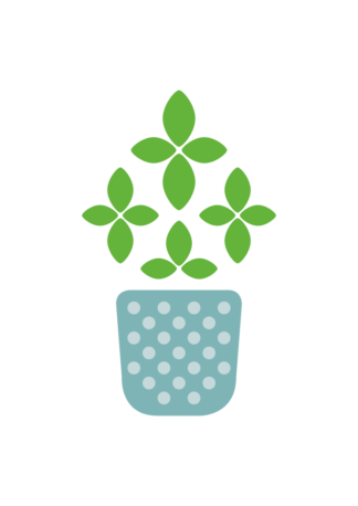 Herb Flower In The Pot Free SVG File