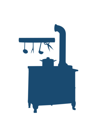 Kitchen Stove Silhouette Free SVG File